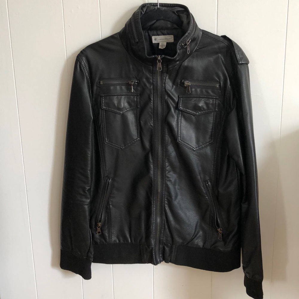 Men’s vegan leather jacket